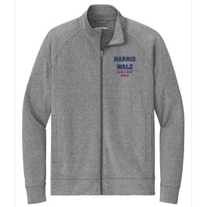 Kamala Harris Tim Walz 2024 Stretch Full-Zip Cadet Jacket