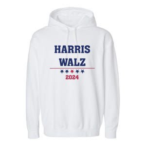 Kamala Harris Tim Walz 2024 Garment-Dyed Fleece Hoodie