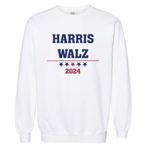 Kamala Harris Tim Walz 2024 Garment-Dyed Sweatshirt