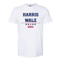 Kamala Harris Tim Walz 2024 Softstyle CVC T-Shirt