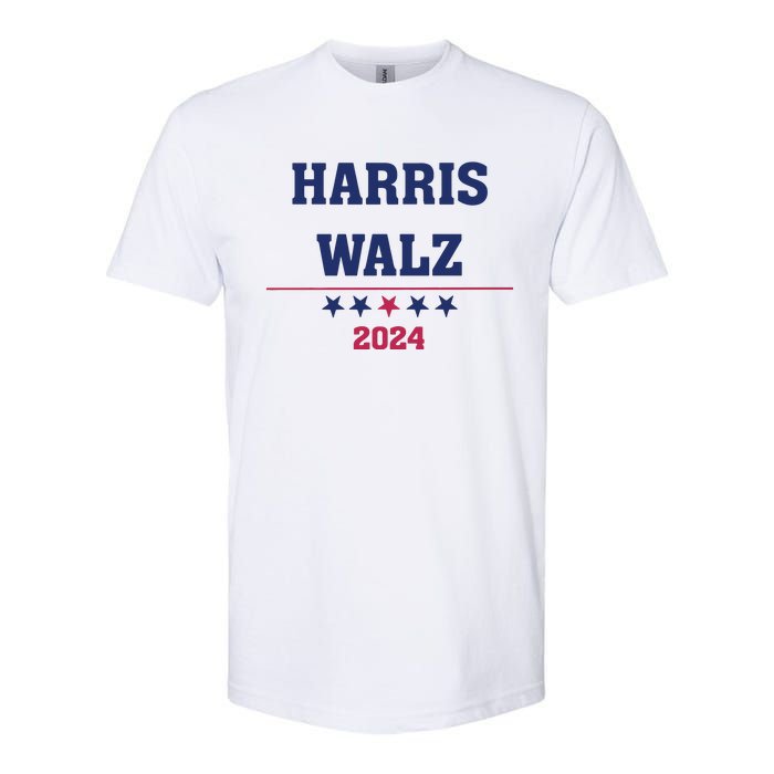 Kamala Harris Tim Walz 2024 Softstyle CVC T-Shirt