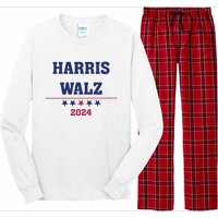 Kamala Harris Tim Walz 2024 Long Sleeve Pajama Set