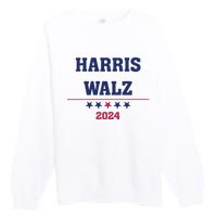 Kamala Harris Tim Walz 2024 Premium Crewneck Sweatshirt