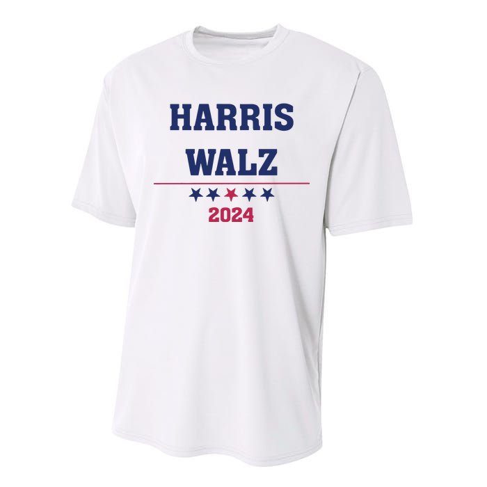 Kamala Harris Tim Walz 2024 Performance Sprint T-Shirt