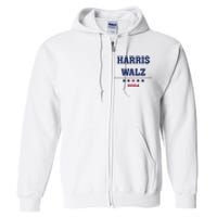 Kamala Harris Tim Walz 2024 Full Zip Hoodie