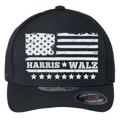 Kamala Harris Tim Walz Waltz Flexfit Unipanel Trucker Cap