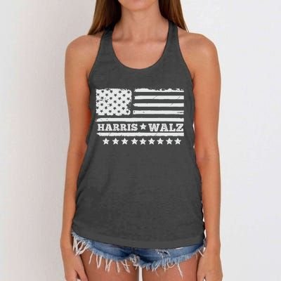 Kamala Harris Tim Walz Waltz Women's Knotted Racerback Tank