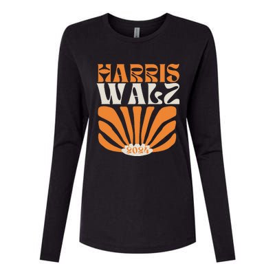 Kamala Harris Tim Walz 2024 Election 2024 Harris Waltz Womens Cotton Relaxed Long Sleeve T-Shirt