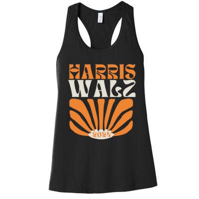 Kamala Harris Tim Walz 2024 Election 2024 Harris Waltz Women's Racerback Tank