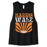 Kamala Harris Tim Walz 2024 Election 2024 Harris Waltz Women's Racerback Cropped Tank