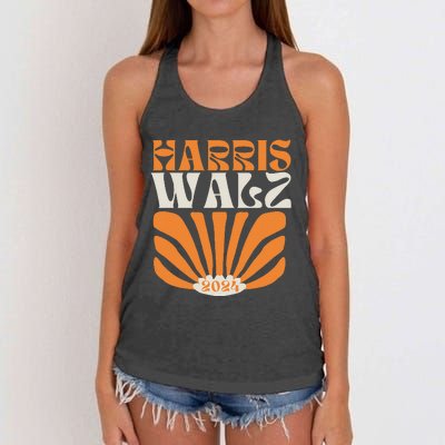 Kamala Harris Tim Walz 2024 Election 2024 Harris Waltz Women's Knotted Racerback Tank