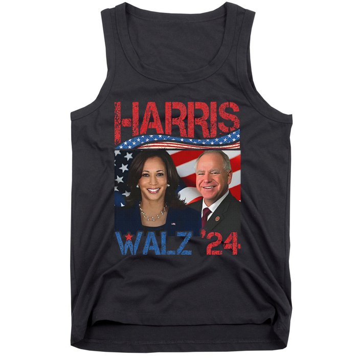 Kamala Harris Tim Walz Waltz Tank Top