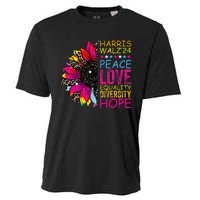 Kamala Harris Tim Walz 2024 Peace Lgbt Cooling Performance Crew T-Shirt