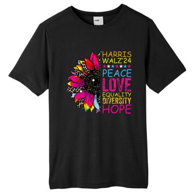 Kamala Harris Tim Walz 2024 Peace Lgbt Tall Fusion ChromaSoft Performance T-Shirt