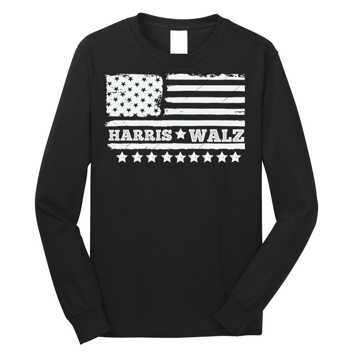 Kamala Harris Tim Walz Waltz 2024 Long Sleeve Shirt