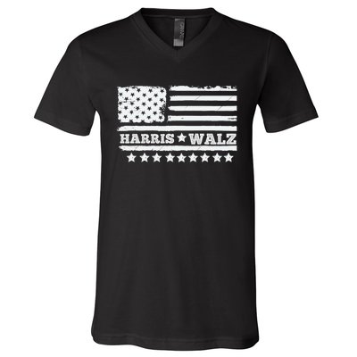 Kamala Harris Tim Walz Waltz 2024 V-Neck T-Shirt