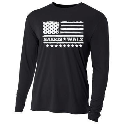 Kamala Harris Tim Walz Waltz 2024 Cooling Performance Long Sleeve Crew