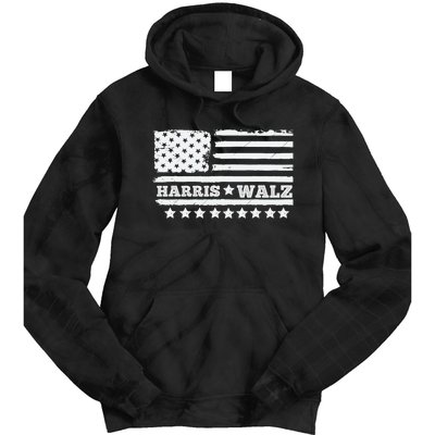 Kamala Harris Tim Walz Waltz 2024 Tie Dye Hoodie