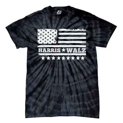 Kamala Harris Tim Walz Waltz 2024 Tie-Dye T-Shirt