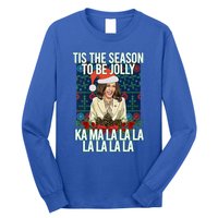 Kamala Harris Ugly Christmas Sweater Funny Tis The Season Great Gift Long Sleeve Shirt