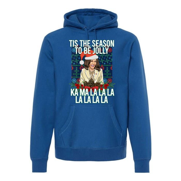 Kamala Harris Ugly Christmas Sweater Funny Tis The Season Great Gift Premium Hoodie