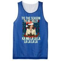 Kamala Harris Ugly Christmas Sweater Funny Tis The Season Great Gift Mesh Reversible Basketball Jersey Tank