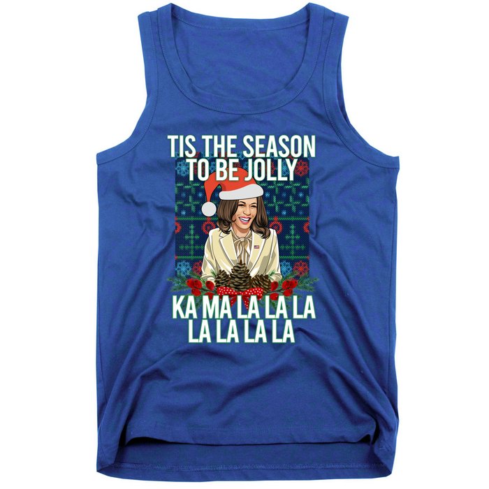 Kamala Harris Ugly Christmas Sweater Funny Tis The Season Great Gift Tank Top