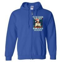 Kamala Harris Ugly Christmas Sweater Funny Tis The Season Great Gift Full Zip Hoodie