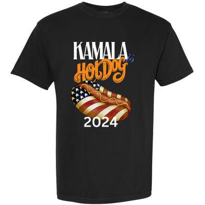 Kamala Harris Usa Election 2024 President Kamala Is Hot Dog Garment-Dyed Heavyweight T-Shirt