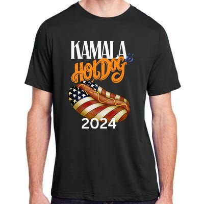 Kamala Harris Usa Election 2024 President Kamala Is Hot Dog Adult ChromaSoft Performance T-Shirt