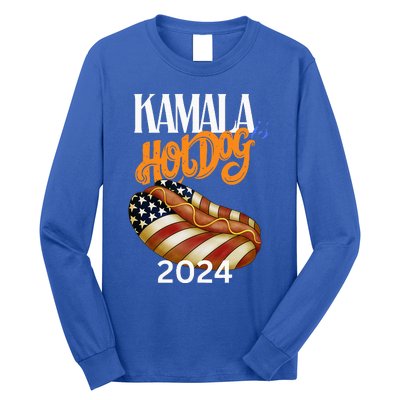 Kamala Harris Usa Election 2024 President Kamala Is Hot Dog Long Sleeve Shirt