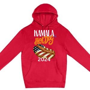 Kamala Harris Usa Election 2024 President Kamala Is Hot Dog Premium Pullover Hoodie