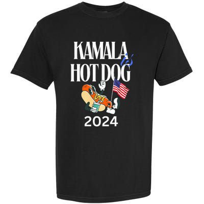 Kamala Harris Usa Election 2024 President Kamala Is Hot Dog Garment-Dyed Heavyweight T-Shirt