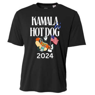 Kamala Harris Usa Election 2024 President Kamala Is Hot Dog Cooling Performance Crew T-Shirt