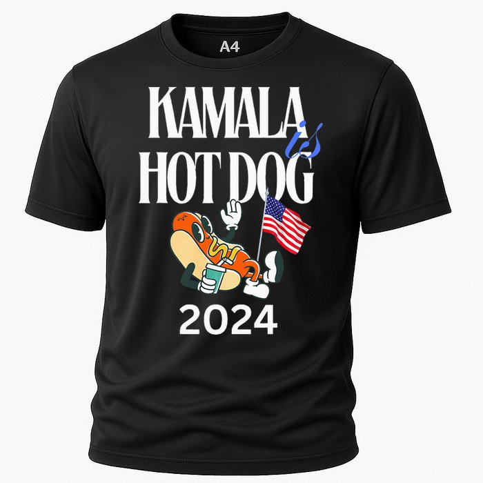 Kamala Harris Usa Election 2024 President Kamala Is Hot Dog Cooling Performance Crew T-Shirt