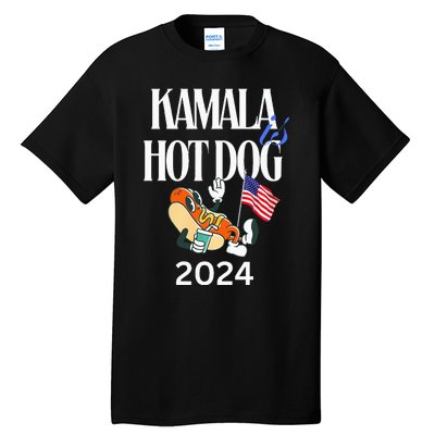 Kamala Harris Usa Election 2024 President Kamala Is Hot Dog Tall T-Shirt