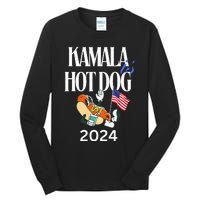 Kamala Harris Usa Election 2024 President Kamala Is Hot Dog Tall Long Sleeve T-Shirt