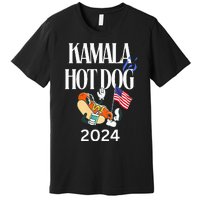 Kamala Harris Usa Election 2024 President Kamala Is Hot Dog Premium T-Shirt