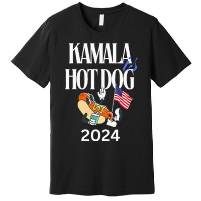 Kamala Harris Usa Election 2024 President Kamala Is Hot Dog Premium T-Shirt