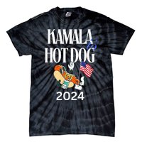 Kamala Harris Usa Election 2024 President Kamala Is Hot Dog Tie-Dye T-Shirt