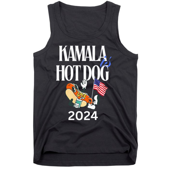 Kamala Harris Usa Election 2024 President Kamala Is Hot Dog Tank Top