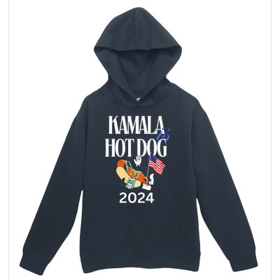 Kamala Harris Usa Election 2024 President Kamala Is Hot Dog Urban Pullover Hoodie