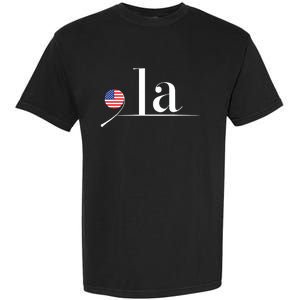 Kamala Harris Us Flag Garment-Dyed Heavyweight T-Shirt