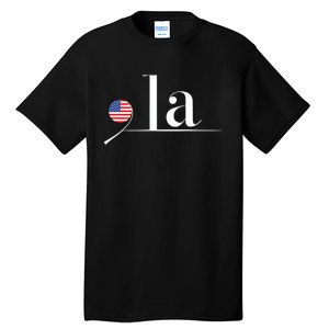 Kamala Harris Us Flag Tall T-Shirt