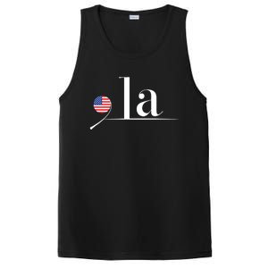 Kamala Harris Us Flag PosiCharge Competitor Tank