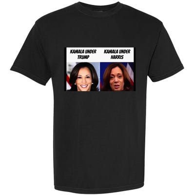 Kamala Harris Under Trump Funny Trump Supporter Garment-Dyed Heavyweight T-Shirt