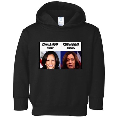 Kamala Harris Under Trump Funny Trump Supporter Toddler Hoodie
