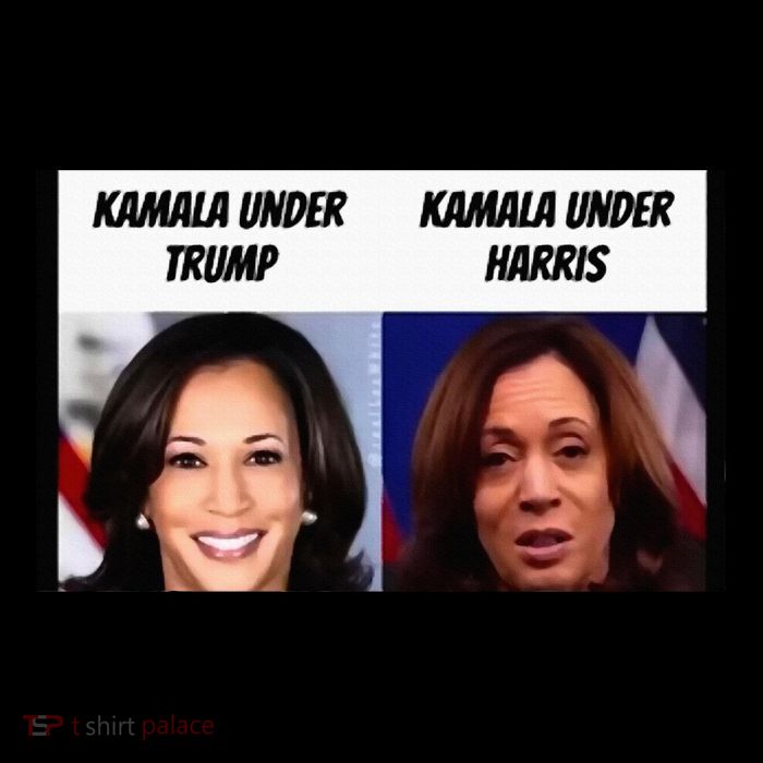 Kamala Harris Under Trump Funny Trump Supporter Kids T-Shirt