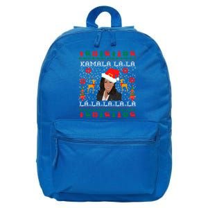 Kamala Harris Ugly Christmas Merry Xmas Comma La Cool Gift 16 in Basic Backpack