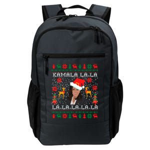 Kamala Harris Ugly Christmas Merry Xmas Comma La Cool Gift Daily Commute Backpack